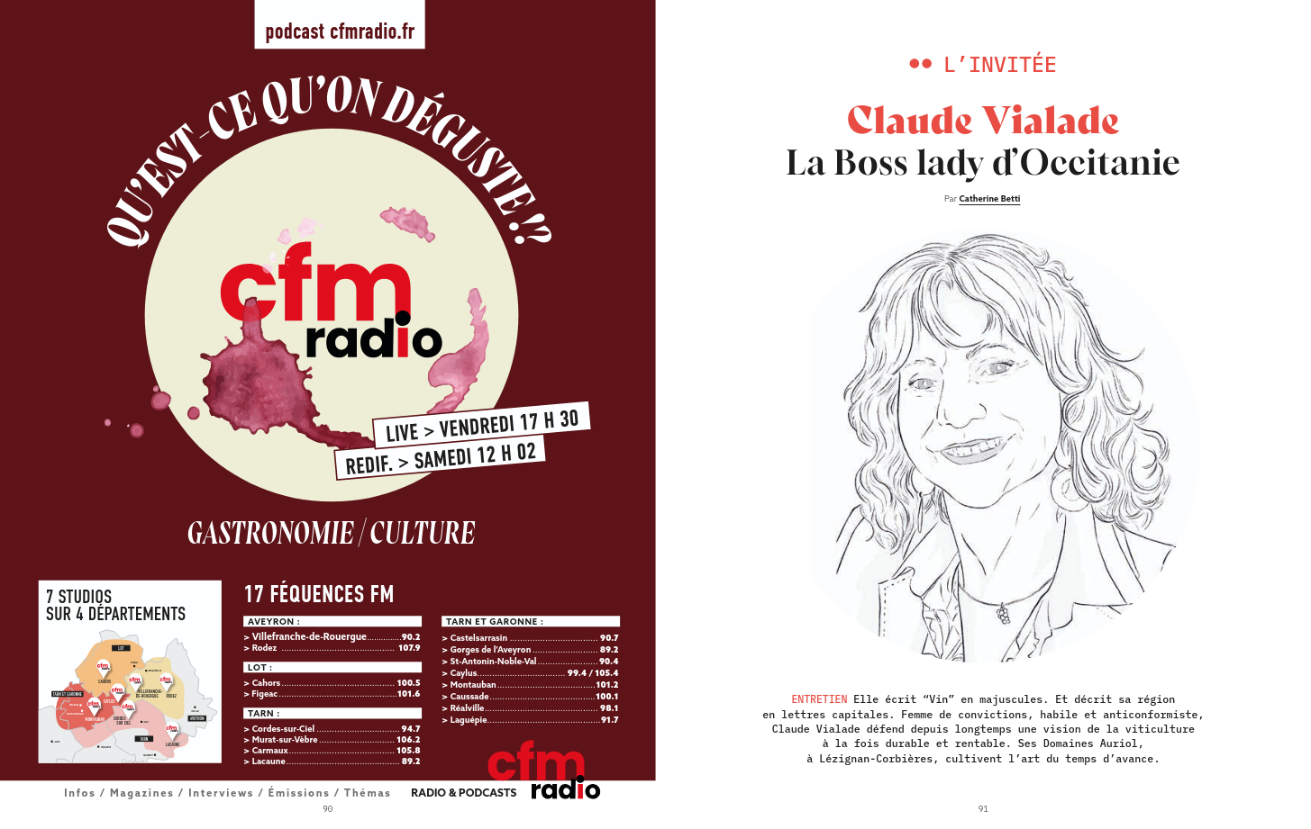 L'invit&eacute;e : Claude Vialade | La Boss lady d'Occitanie