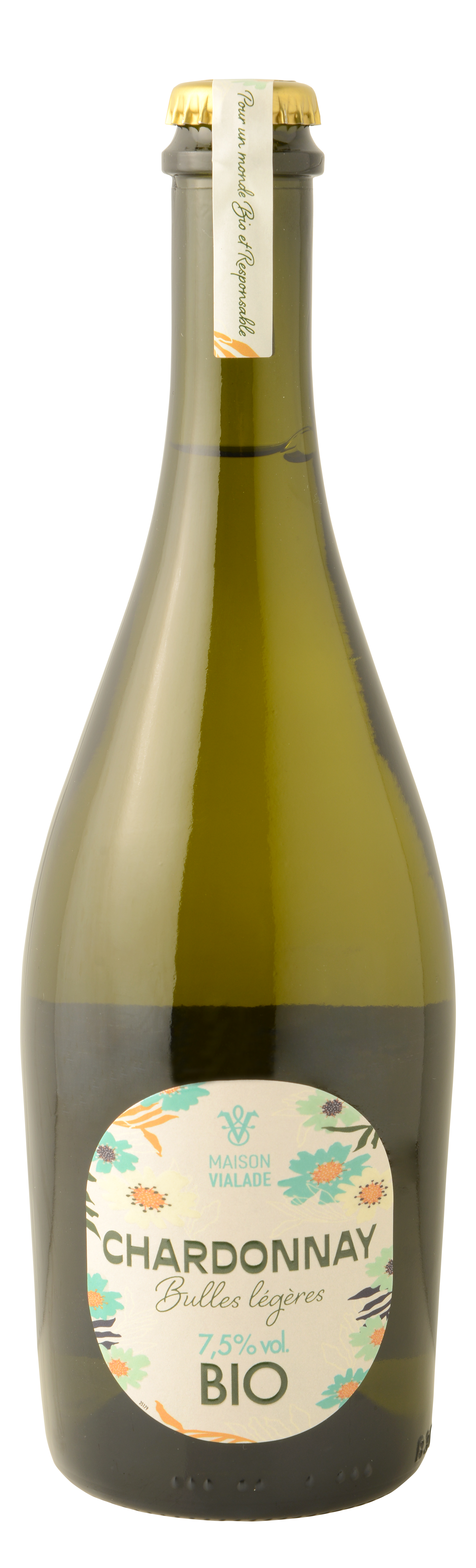 Chardonnay Bulles L&eacute;g&egrave;res Bio 7.5&deg;
